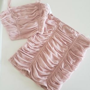 Sparkley Ruched 2 piece